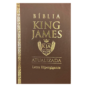 BIBLIA KING JAMES ATUALIZADA LETRA ULTRAGIGANTE MARROM