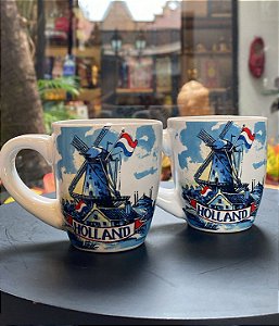 Conjunto Caneca Café Holland