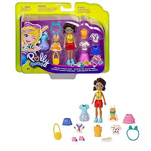Boneca Polly Pocket Conjunto de Viagens Fashion Shani Mattel