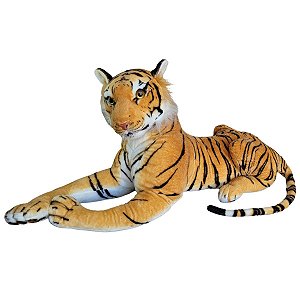 Tigre de Pelúcia Safári Realista - Fizzy