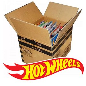Hot Wheels - Caixa com 10 carrinhos sortidos