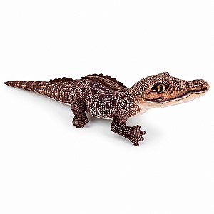 Jacaré de Pelúcia Crocodilo 63cm Realista Alligator Fizzy