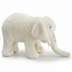 Mamute Pelúcia Realista Elefante 35cm Elefanta Manny Jumbo