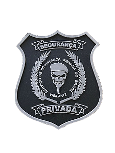 BRASÃO SEGURANÇA PRIVADA NEGATIVO
