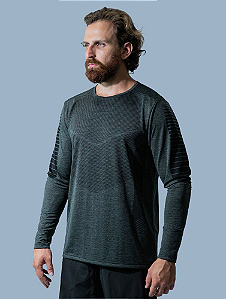 CAMISETA INVICTUS ACTION ML ARMORED VERDE