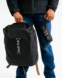 CAPA DE CHUVA PARA MOCHILA IMPERMEAVEL INVICTUS DRYPACK PRETO 20L-40L
