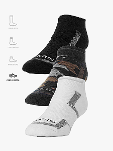 KIT MEIA TATICA INVICTUS TECH (3 PARES)