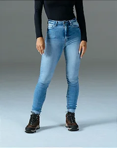 CALÇA JEANS SKINNY FEM GALAPAGOS BOLT - BLUE CHALK