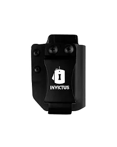 PORTA CARREGADOR SINGLE INVICTUS KYDEX IWB UNIVERSAL PRETO