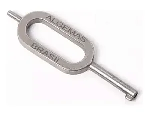 CHAVE DE ALGEMA BRASIL PADRÃO MAIOR INOX