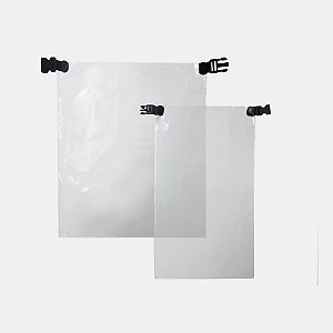 SACO ESTANQUE TRANSPARENTE 22x38