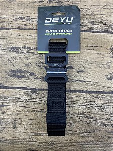 CINTO TATICO COM FIVELA DE ENGATE RAPIDO - PRETO DEYU