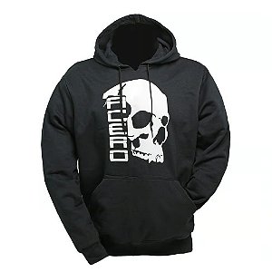 MOLETOM CAVEIRA ACERO - PRETO