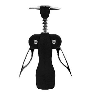 Saca-Rolhas em Aço Emborrachado