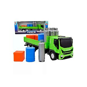 Caminhão Iveco Baú Pro Tork Miniatura - Usual Brinquedos 443