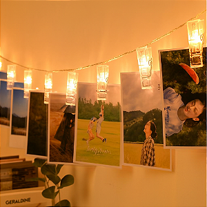 Varal Cordão De LED Decorativo Para Fotos