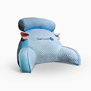 Travesseiro Multifuncional de Descanso e Apoio Azul