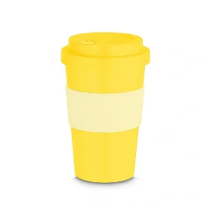 Copo Sustentável RPET 400ml Amarelo