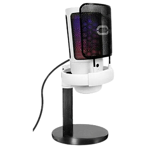 Microfone Gamer Rgb Usb Para Pc Mt1060r (BRANCO)