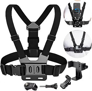 Suporte Peitoral Para Celular e Câmeras