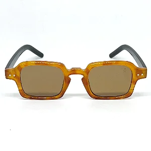 Óculos de Sol Boston - Animal Print Haste Preta