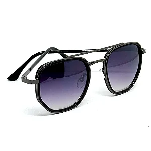 ÓCULOS DE SOL ARIZONA - HEXAGONAL - GRAFITE DEGRADÊ