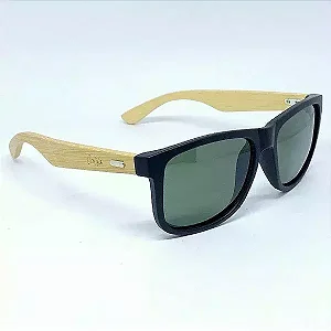 ÓCULOS SAN BERNARDINO - PRETO COM LENTE VERDE