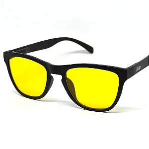 ÓCULOS DE SOL ESPORTIVO POLARIZADO ZOOM - PRETO COM AMARELO