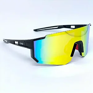 ÓCULOS DE SOL ICE - PRETO COM LARANJA