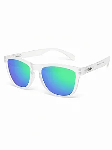 ÓCULOS DE SOL ESPORTIVO ZOOM - TRANSPARENTE FOSCO C/ CAMALEÃO ESPELHADO