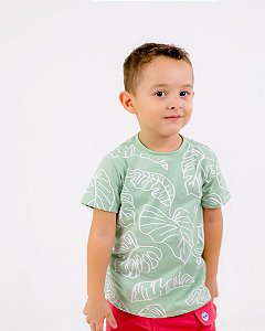 CAMISETA ESTAMPADA INFANTIL MASCULINO - FOLIAGE