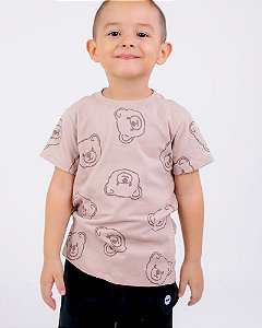 CAMISETA ESTAMPADA INFANTIL MASCULINO - GRIZZLY GUARDIÃO.