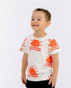 CAMISETA ESTAMPADA INFANTIL MASCULINO - GOLDEN RAYS