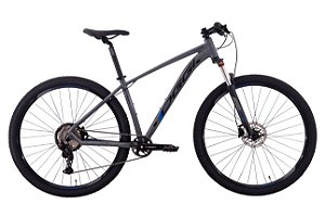 BICICLETA OGGI HACKER HDS SHIMANO ESSA 8V GRAFITE / PRETO/ AZUL 2025