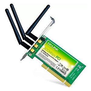 Placa de Rede Pci Wireless N300 Tp-Link TL-WN951N