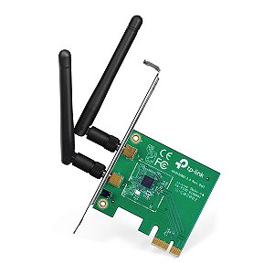 Placa de Rede Pci-Express Wireless N300 Tp-Link TL-WN881ND