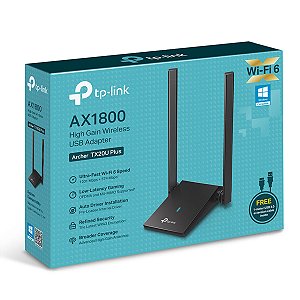 Adaptador Usb Wireless Tp-Link Archer TX20U Plus Wi-fi 6 AX1800 Dual Band