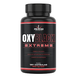 TERMOGÊNICO OXY BLACK EXTREME 120 CAPS - PALADINO