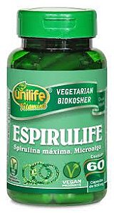 Espirulife Spirulina 120 Cápsulas (500mg)