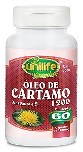 Oleo de Cartamo Unilife 60 Caps (1200 mg)