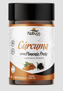 Cúrcuma com Pimenta Preta 60 CAPS