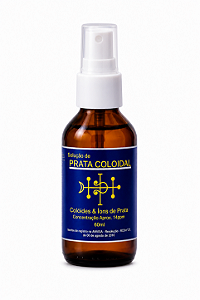 Prata Coloidal 60ml Spray Colóides E Íons De Prata
