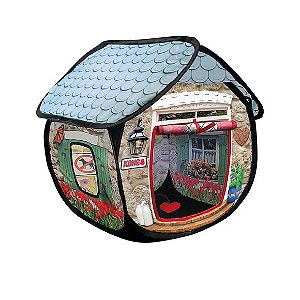 Tenda Interativa para Gatos Kong Cat PlaySpaces Bungalow Único