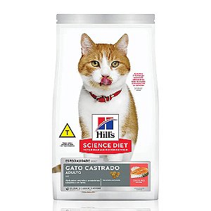 Ração Hills Gatos Adultos Castrados Salmão 1 kg