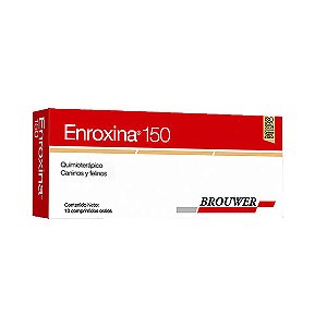 Quimioterápico para Cães e Gatos Enroxina Brouwer 150 mg