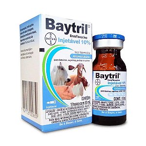 Baytril 10% Injetavel 10 Ml