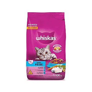 Ração Whiskas Gatos Adultos Peixe 900 g