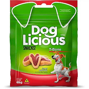 Petisco DogLicious Snacks T-Bone 65 g
