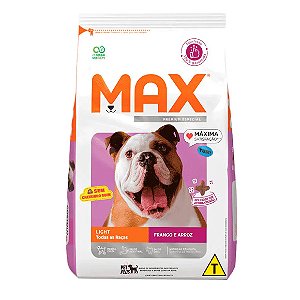 Ração Max Light para Cães Frango e Arroz 15 kg