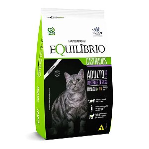Equilibrio Gatos Castrados Frango 1,5kg